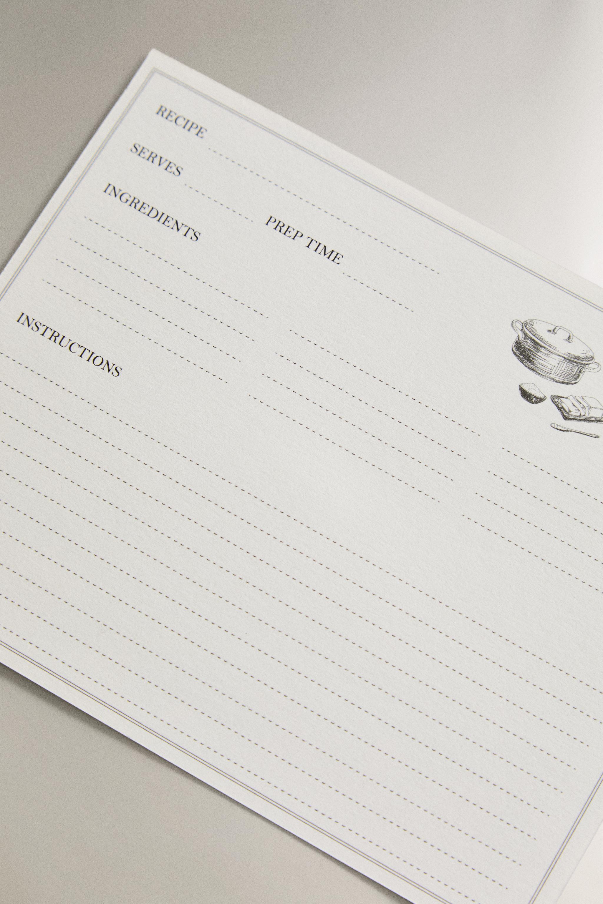 CHRISTMAS CARD RECIPES BOX